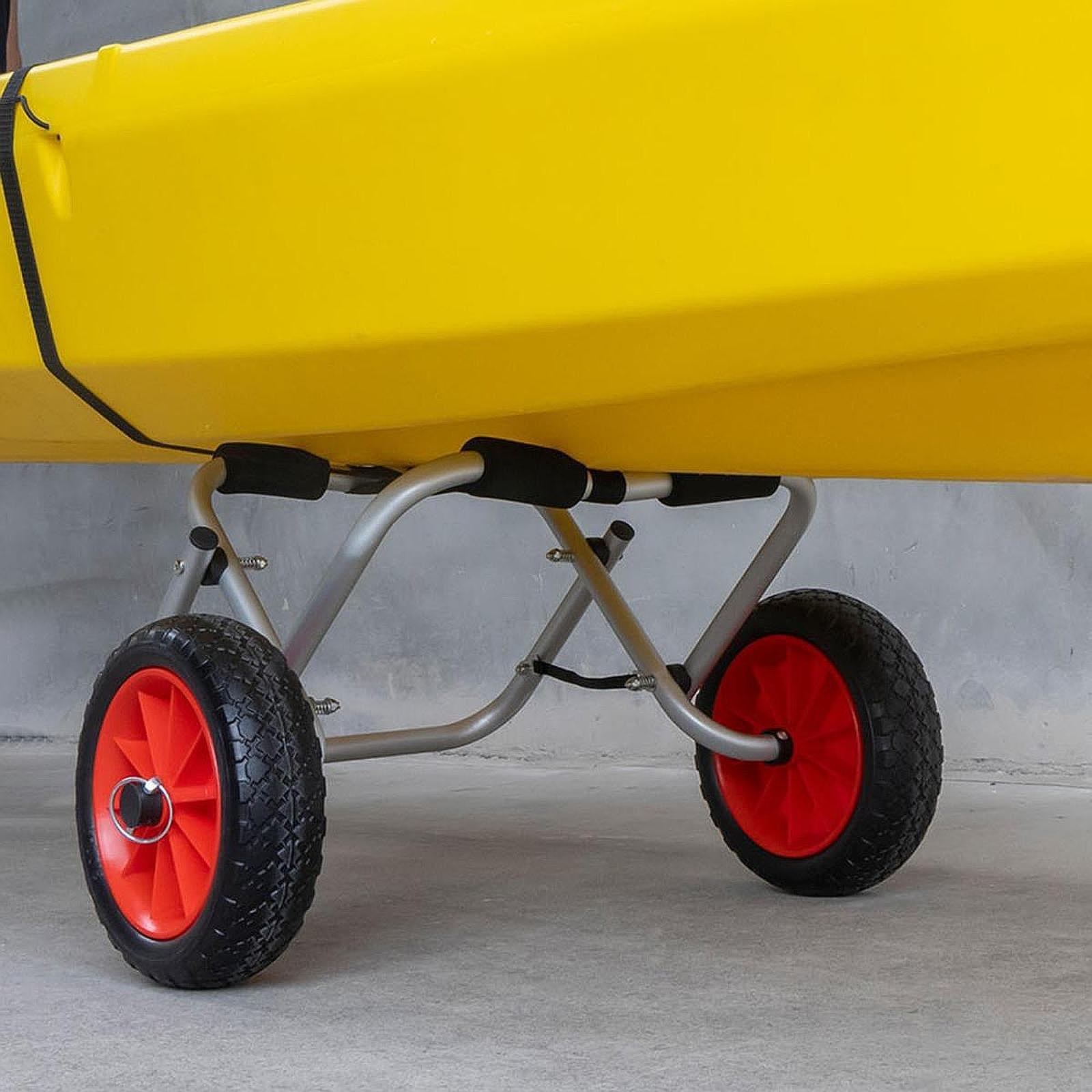 Fishing Kayak Cart - Carro de Kayak, rueda sólida plegable,