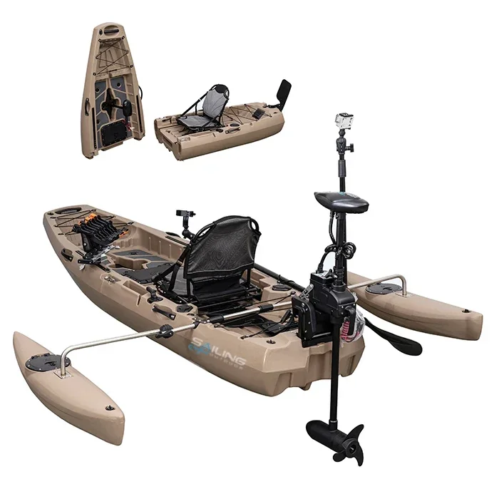 Kayak Modular de Plástico Pleg - Fishing Kayak Pedal Drive reseña y precio